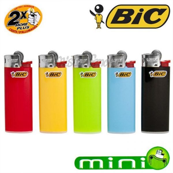 BIC mini lighters in a set