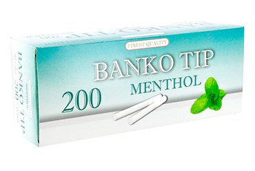 Tube cigarette menthol