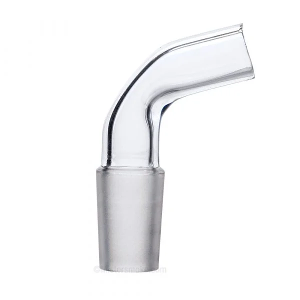 Connecteur tuyau coudé en verre 14.4 - pour chicha en verre