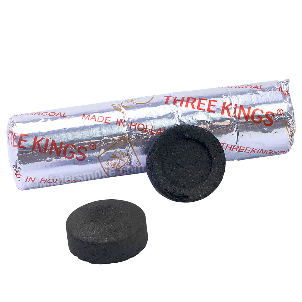 Rouleau charbon Three kings I Charbon auto allumant