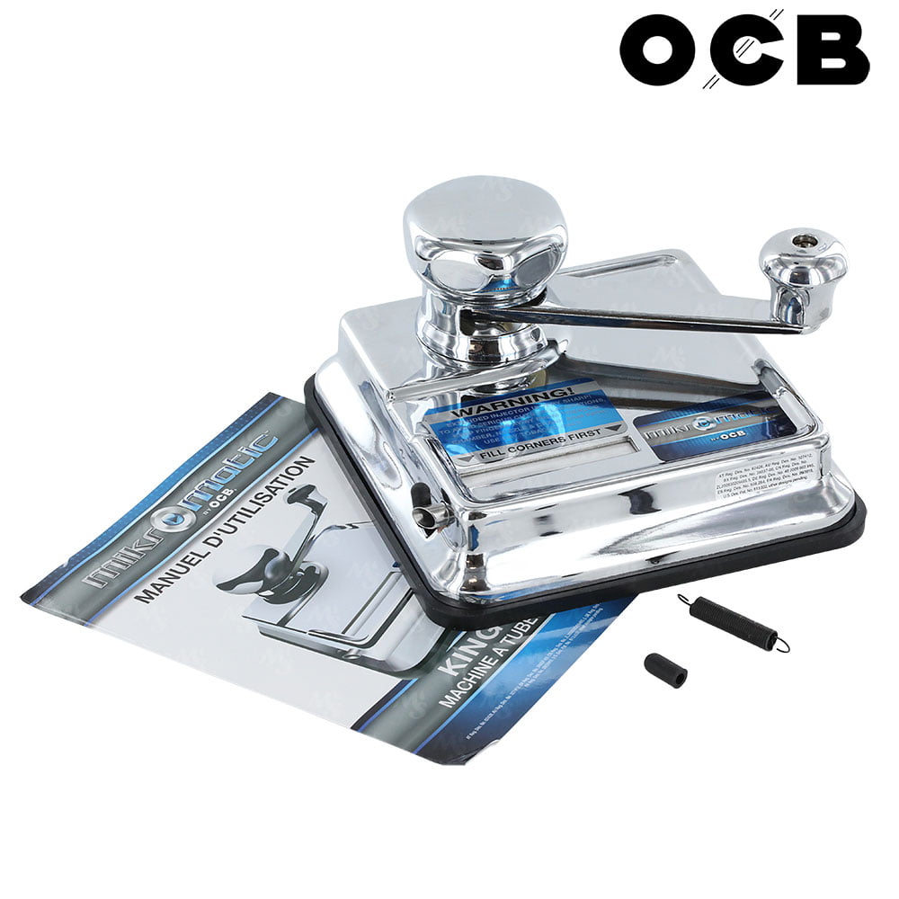 OCB Duomatic Cigarette Filler Maker for Regular and Long Filter Tubes