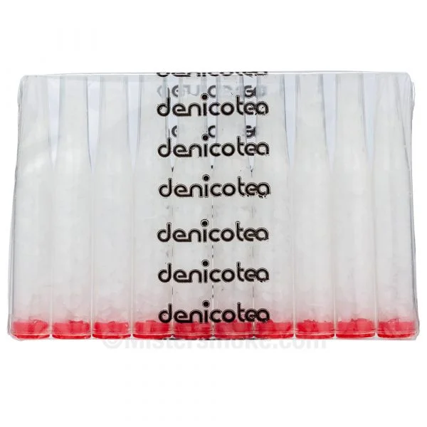 Filtres Denicotea L-Filter - Lot de 10 filtres en plastique anti goudron et anti nicotine avec gel de silice.