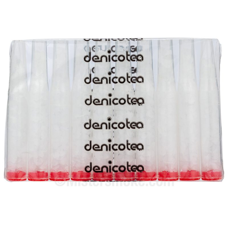 Filtres Denicotea L-Filter - Lot de 10 filtres en plastique anti goudron et anti nicotine avec gel de silice.