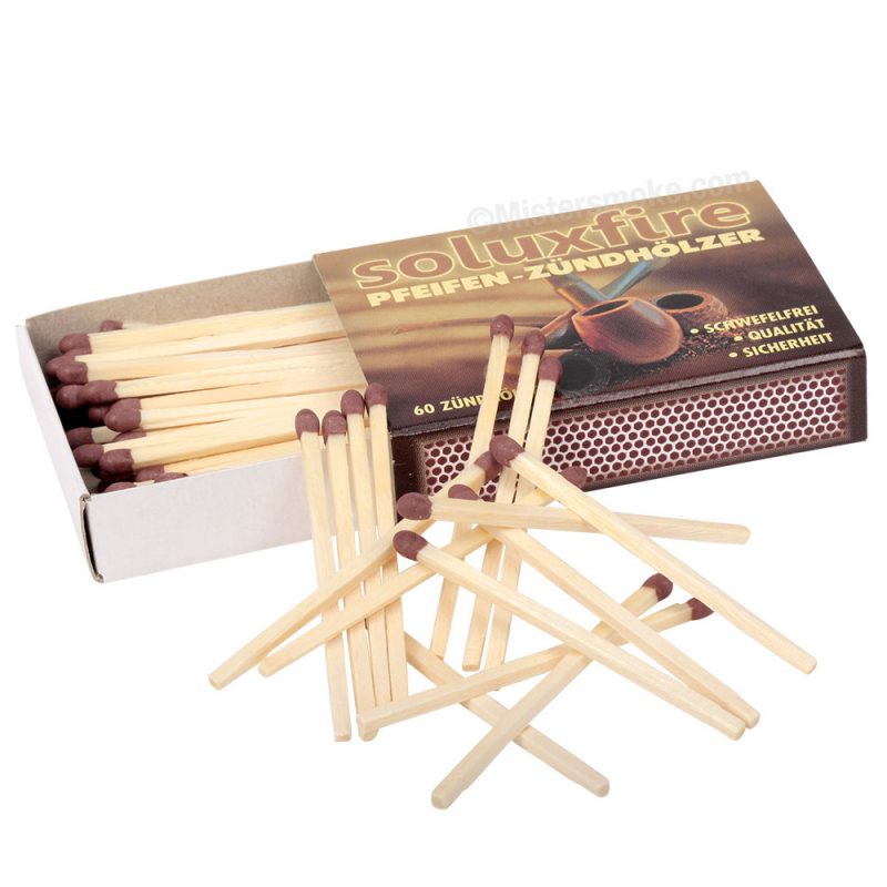 Box of 60 special pipe matches Mistersmoke