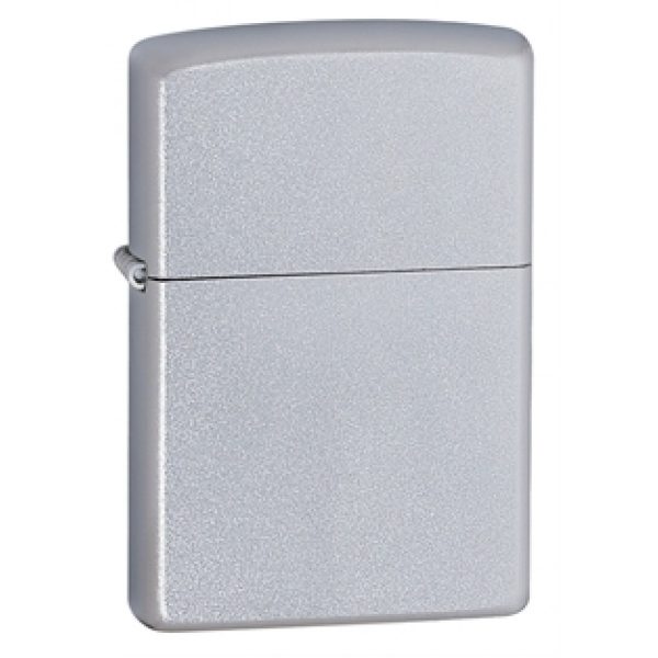 briquet zippo satin chromé