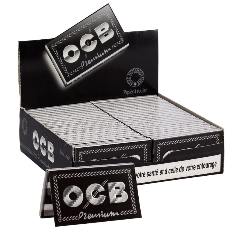 Boite de feuilles OCB noir Double Premium