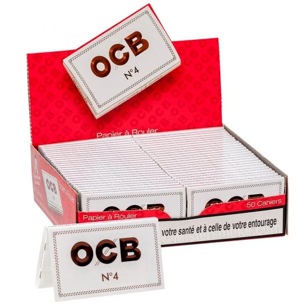 ocb weiß - Schachtel mit 50 Notizbüchern