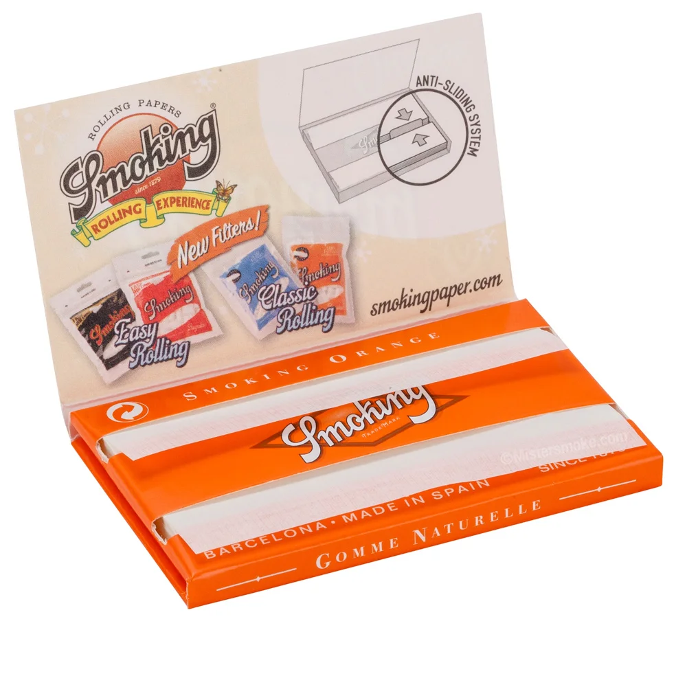 Carnet Smoking Regular Orange 120 feuilles – Image 3
