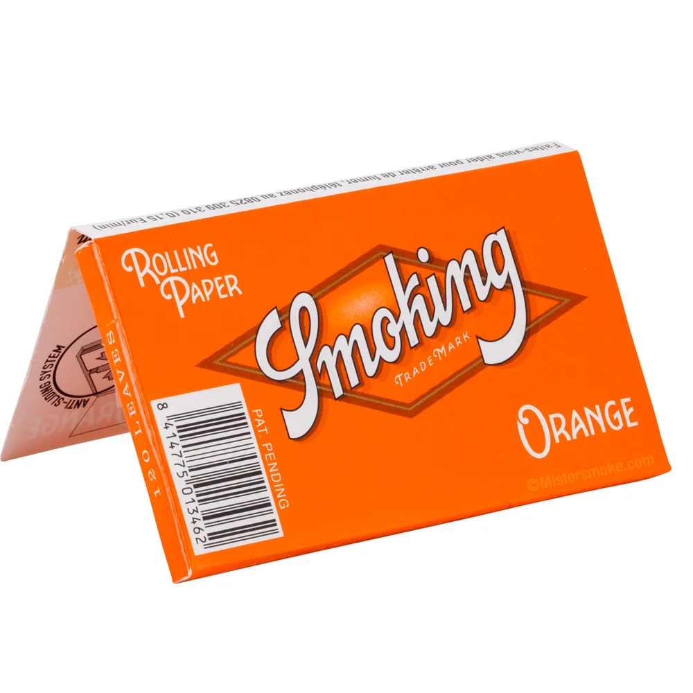 Carnet Smoking Regular Orange 120 feuilles – Image 2