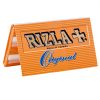 Rizla Orange - Papier à rouler court (petites feuilles) - Carnet de 100 feuilles blanchies sans chlore.