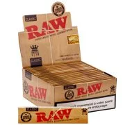 Boîte de carnets Raw Slim, papier à rouler naturel non blanchi, format slim