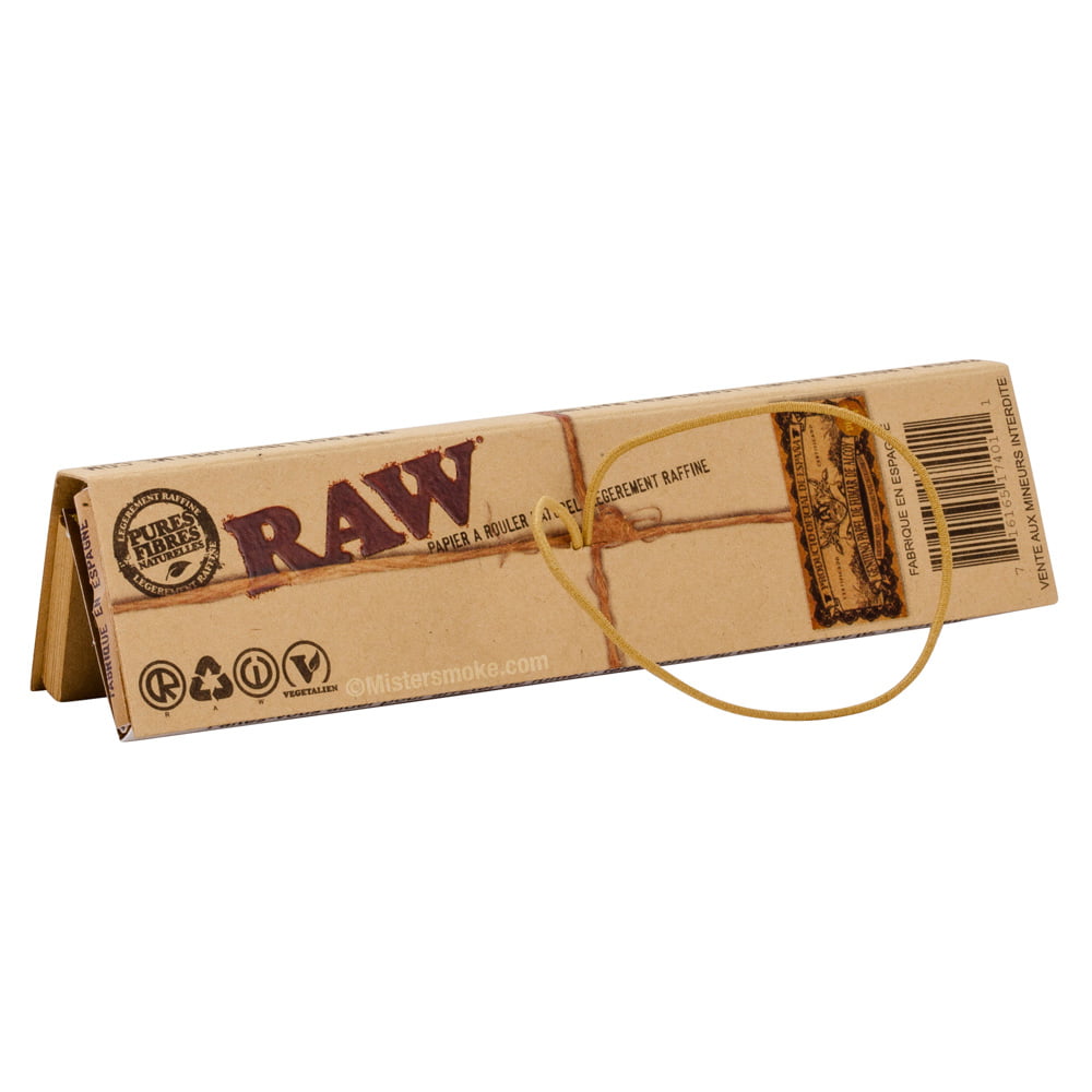 RAW, Feuille à Rouler slim + Tips pre-rolled En Carton RAW Classic