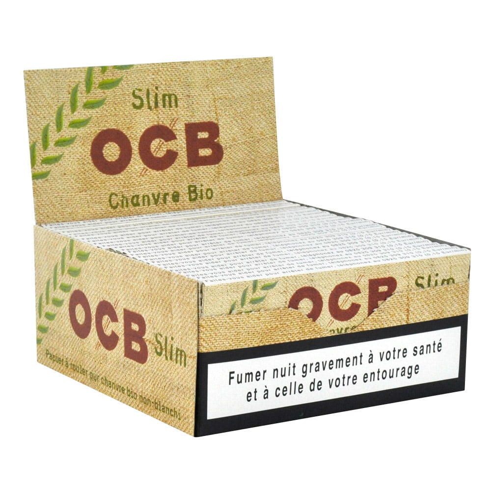 acheter feuille a rouler ocb bio slim, ocb chanvre bio, Feuilles grand  format