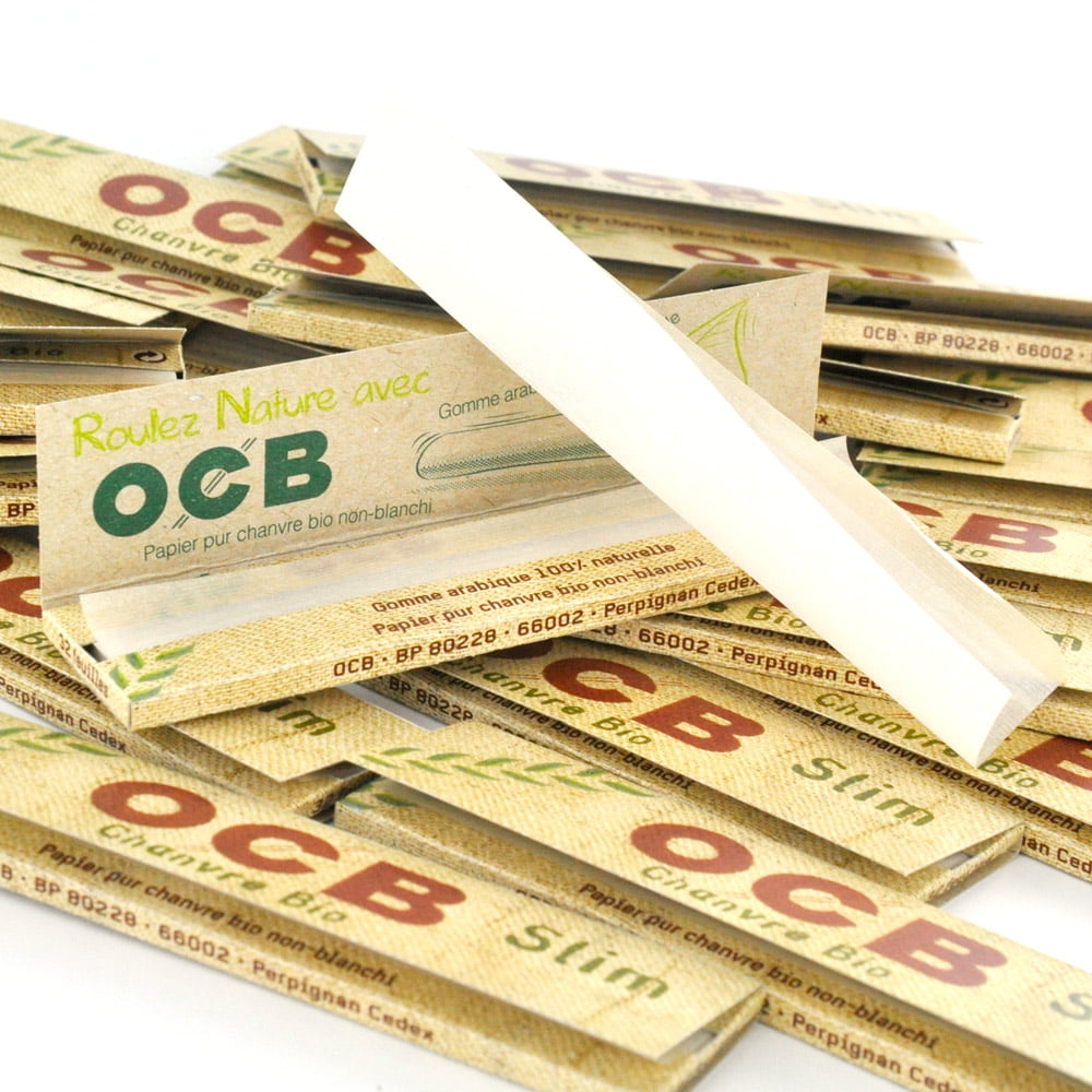 Feuilles à rouler OCB Slim chanvre bio – Comptoir du Chanvre