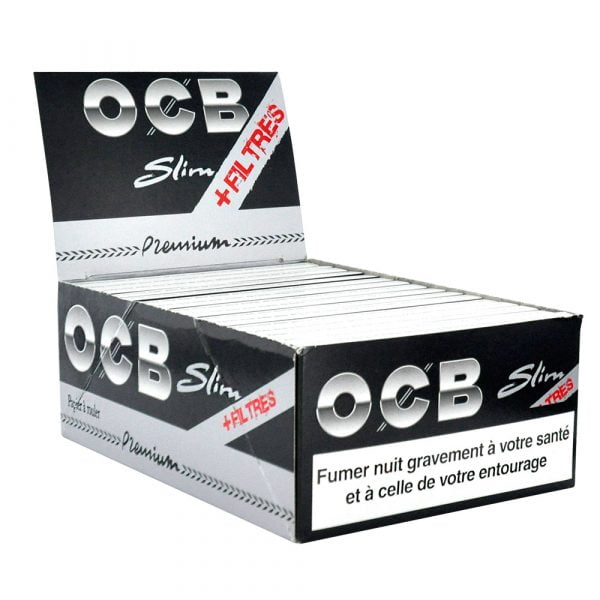 OCB slim + tips - Boite de 50 carnets