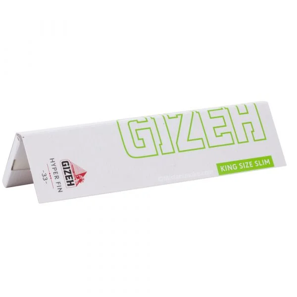 Feuilles Gizeh Slim King Size, papier à rouler extra long, ultra-fin et résistant