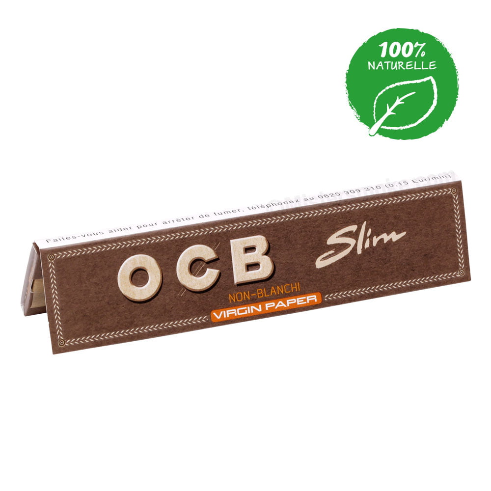 carnet slim ocb virgin paper