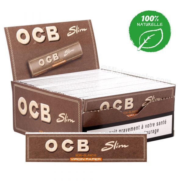 50 carnets ocb slim virgin