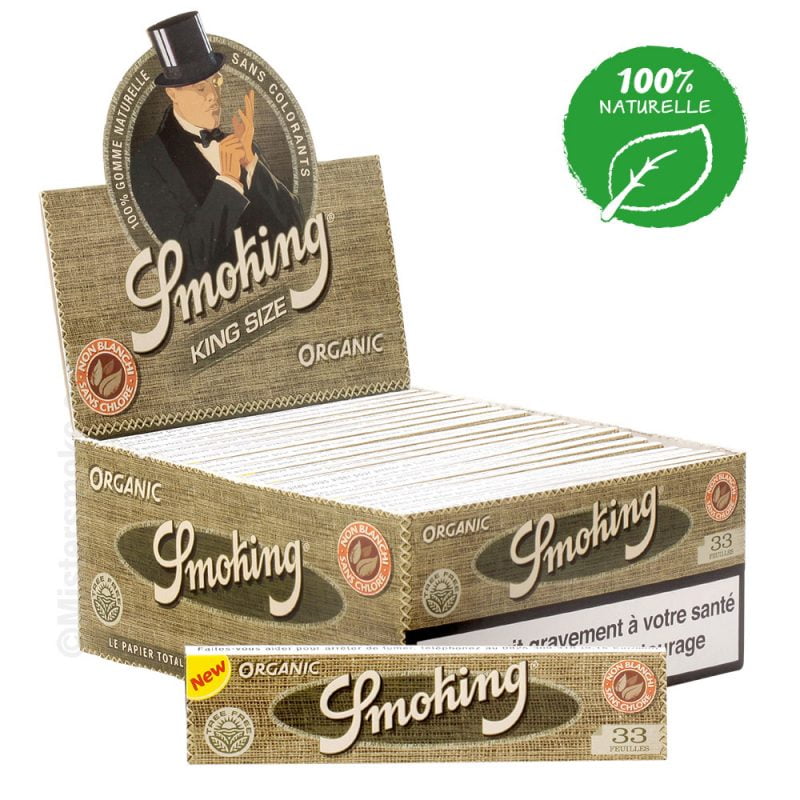 Papier à rouler Smoking King Size Organic