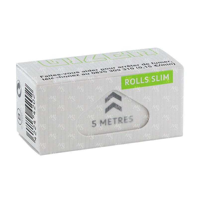 Papier à rouler GIZEH Rolls 5 mètres - rolls slim