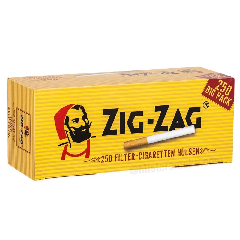 Tubes cigarette de la marque Zig Zag - Boite de 250 tubes cigarette