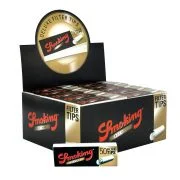 Carton Smoking contenant une boîte de 50 filtres tips perforés Smoking, toncar en carton pour un roulage facile.