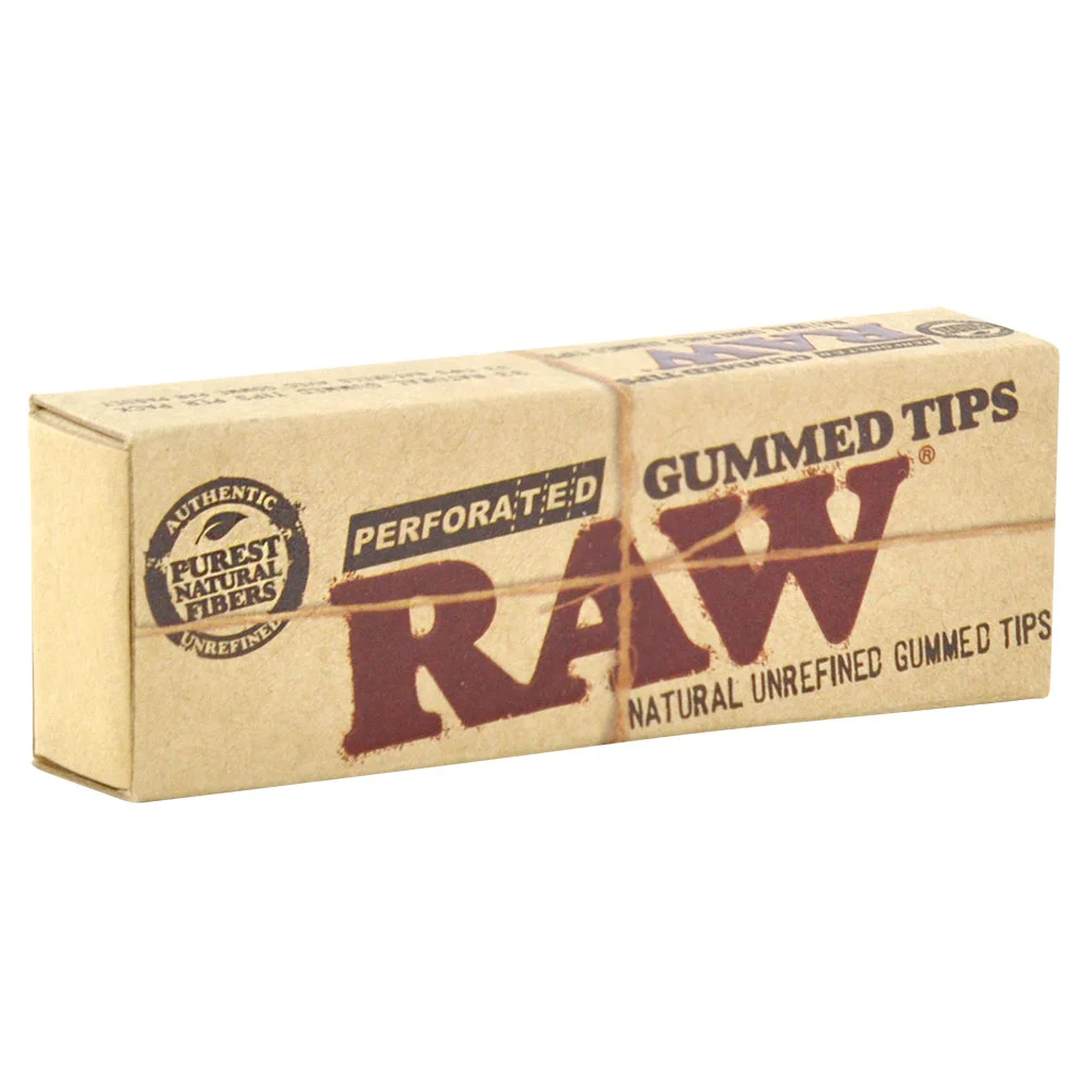 Filtres Raw Gummed toncar non blanchis en carton, filtres à rouler naturels et écologiques, sans produits chimiques