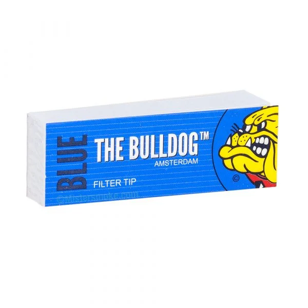 Filtres tips perforés Blue The bulldog - Carnet de 50 toncars
