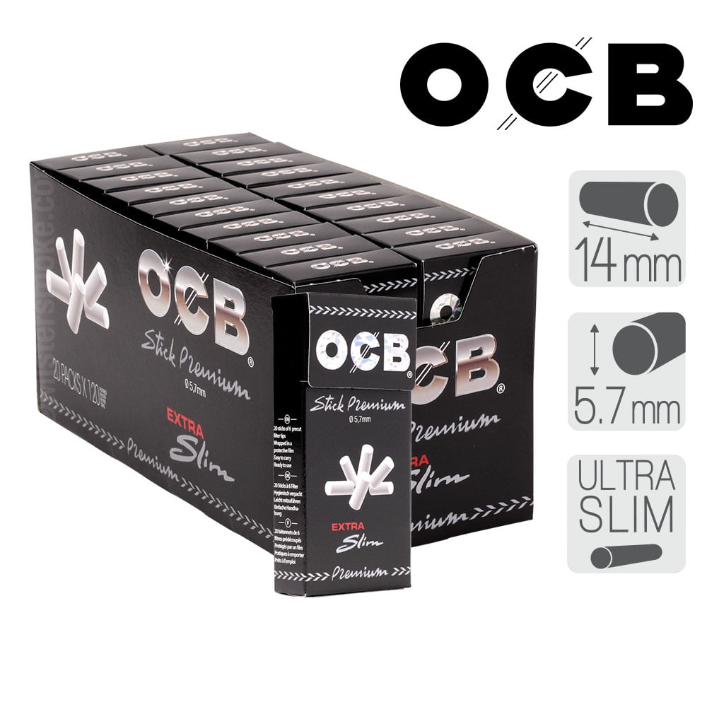 Filtres Ocb Ultra Slim En Sticks X20 - objets du fumeur