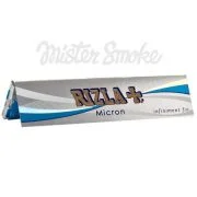 Papier à rouler Rizla Micron, feuilles ultra-fines en format court, papier résistant et léger pour un roulage facile.