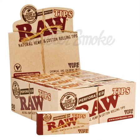 Tips Raw Wide I Filtres cigarette carton RAW