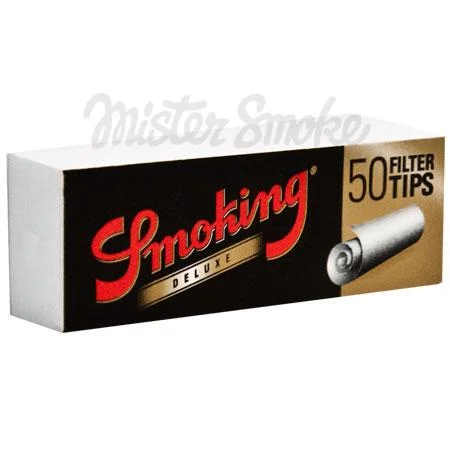 Carnet de 50 filtres tips perforé Smoking - Filtres carton &quot;toncar&quot; Dimension : 6cm x 2cm