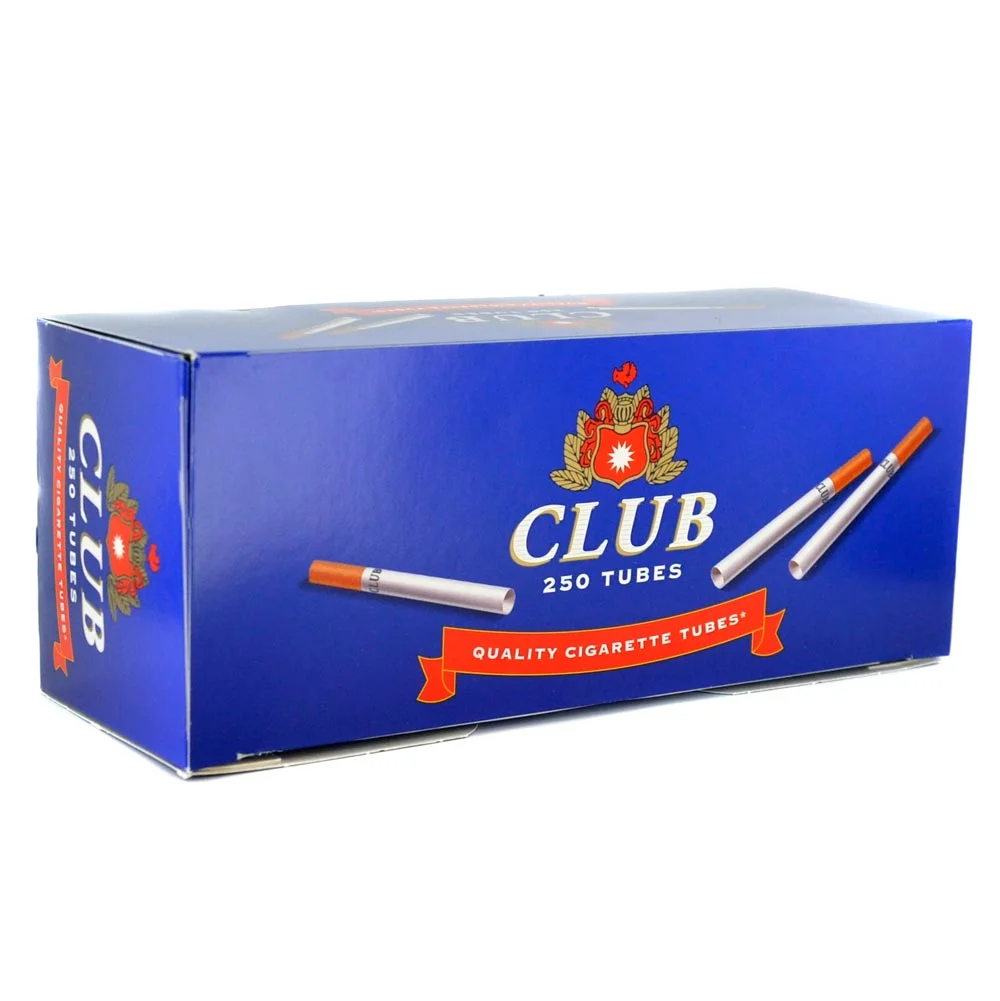 tubes club - boite de 250 tubes à cigarettes pas cher