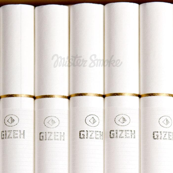 Gizeh Golden Tip Tube cigarette filtre blanc