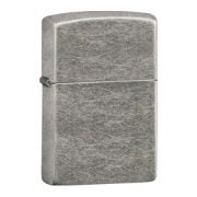 Zippo-Feuerzeug antik silber