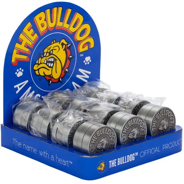 Présentoir de 16 grinders en métal 3 parties The Bulldog Amsterdam