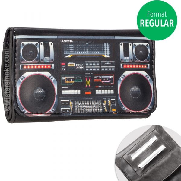 blague a tabac vintage année 80 ghetto blaster