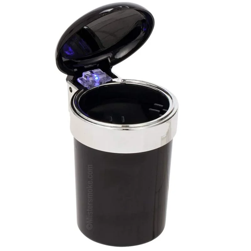 Cendrier voiture led universel - Cendrier anti odeur pour porte gobelet de voiture