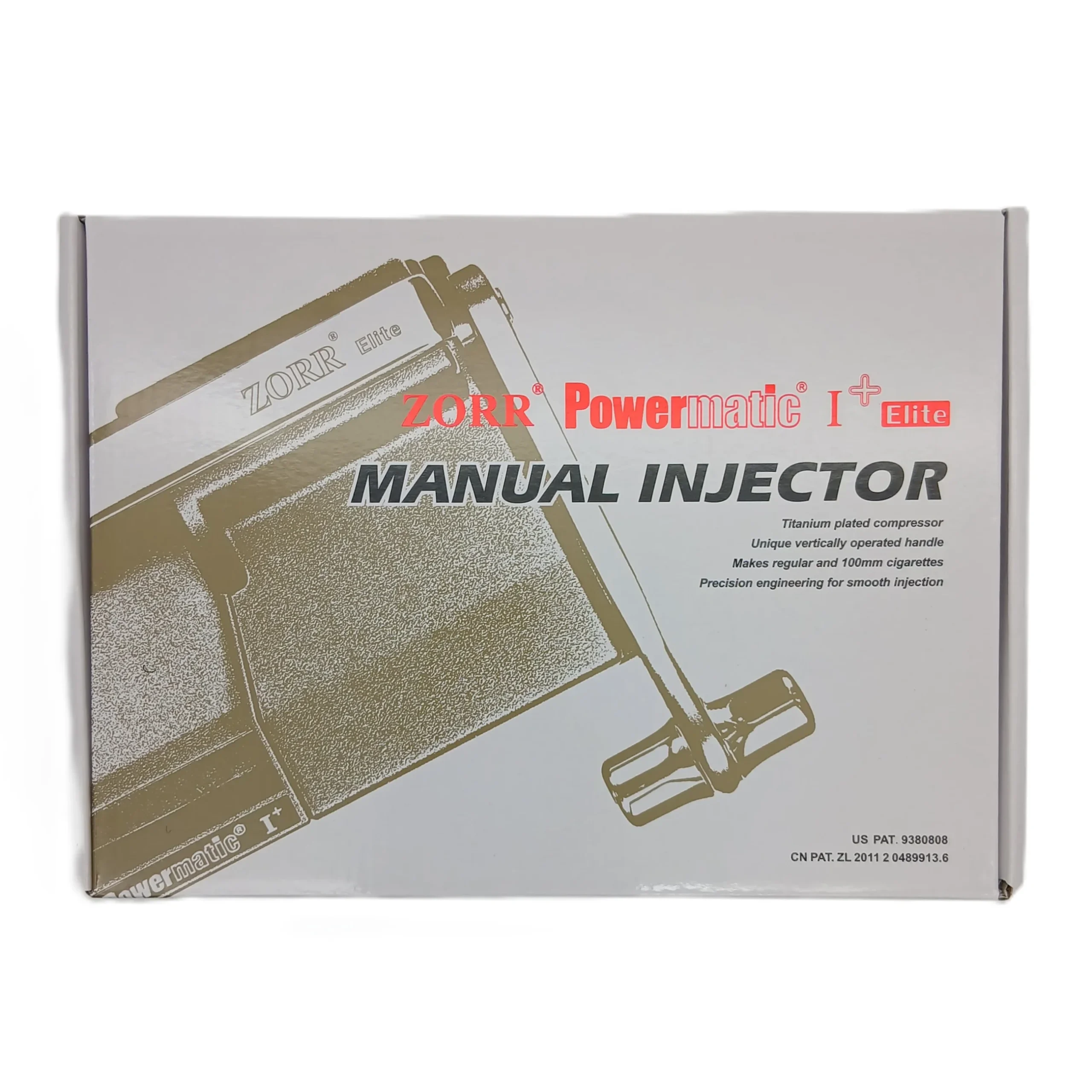 boite de la tubeuse de table ZORR Powermatic 1+ manual injector