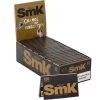 Feuilles à rouler SMK Gold Regular X25, papier ultra-fin pour fumeurs, format court, idéal pour un roulage précis.