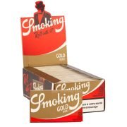 Schachtel mit 25 Smoking Regular Gold Notizbüchern