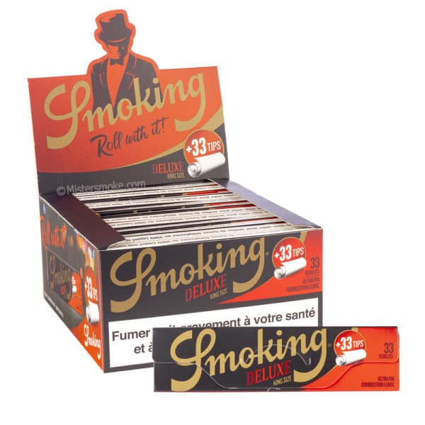 Smoking Deluxe Rolling Papers mit Tips
