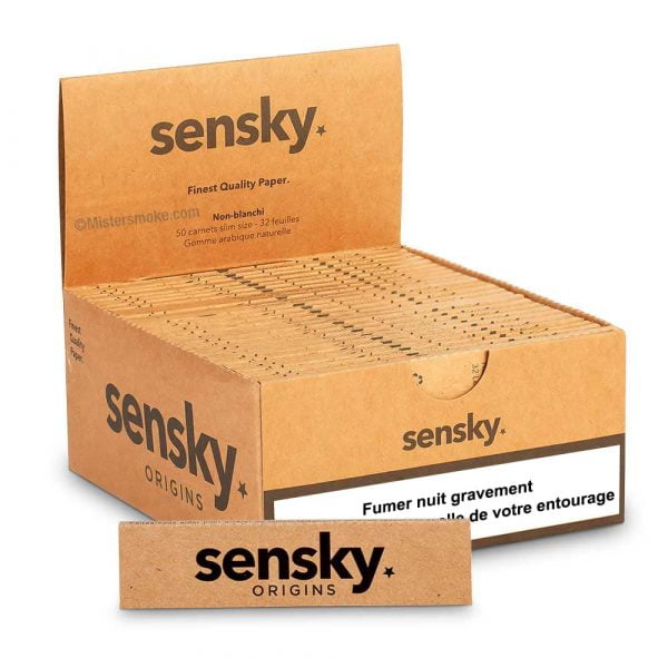 Schachtel mit Sensky-Ursprungsblättern