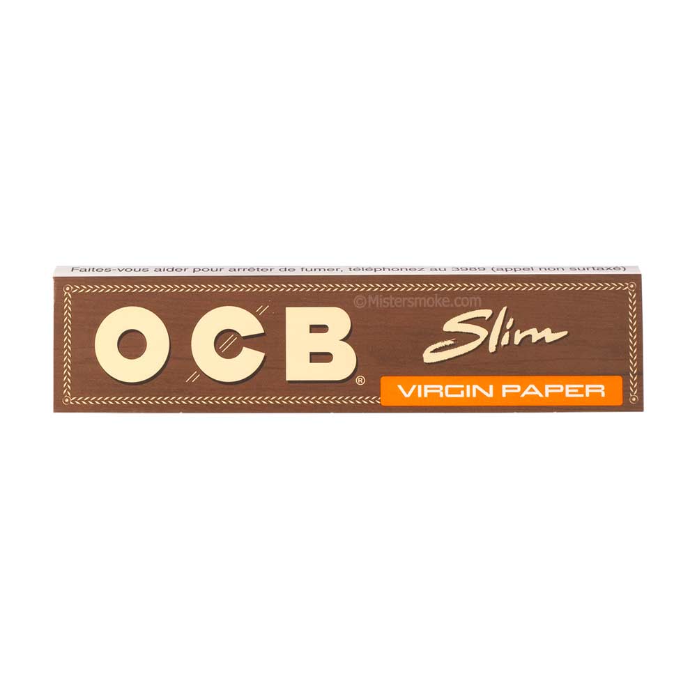 OCB Virgin Paper I La OCB slim non blanchie + cartons