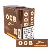 OCB slim unbleached rolling papers