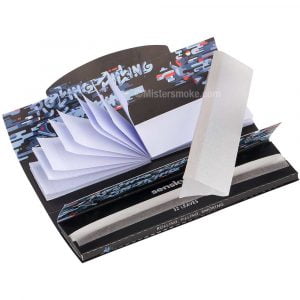 feuille slim avec carton pas cher - boite de 24 carnets sensky slim avec tips
