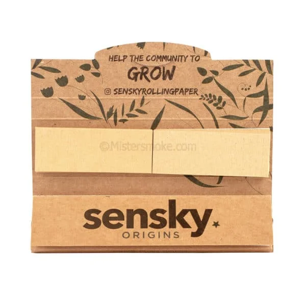 feuilles slim naturelle et non blanchie sensky origins avec tips