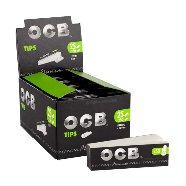 OCB cardboard filters in packs of 25