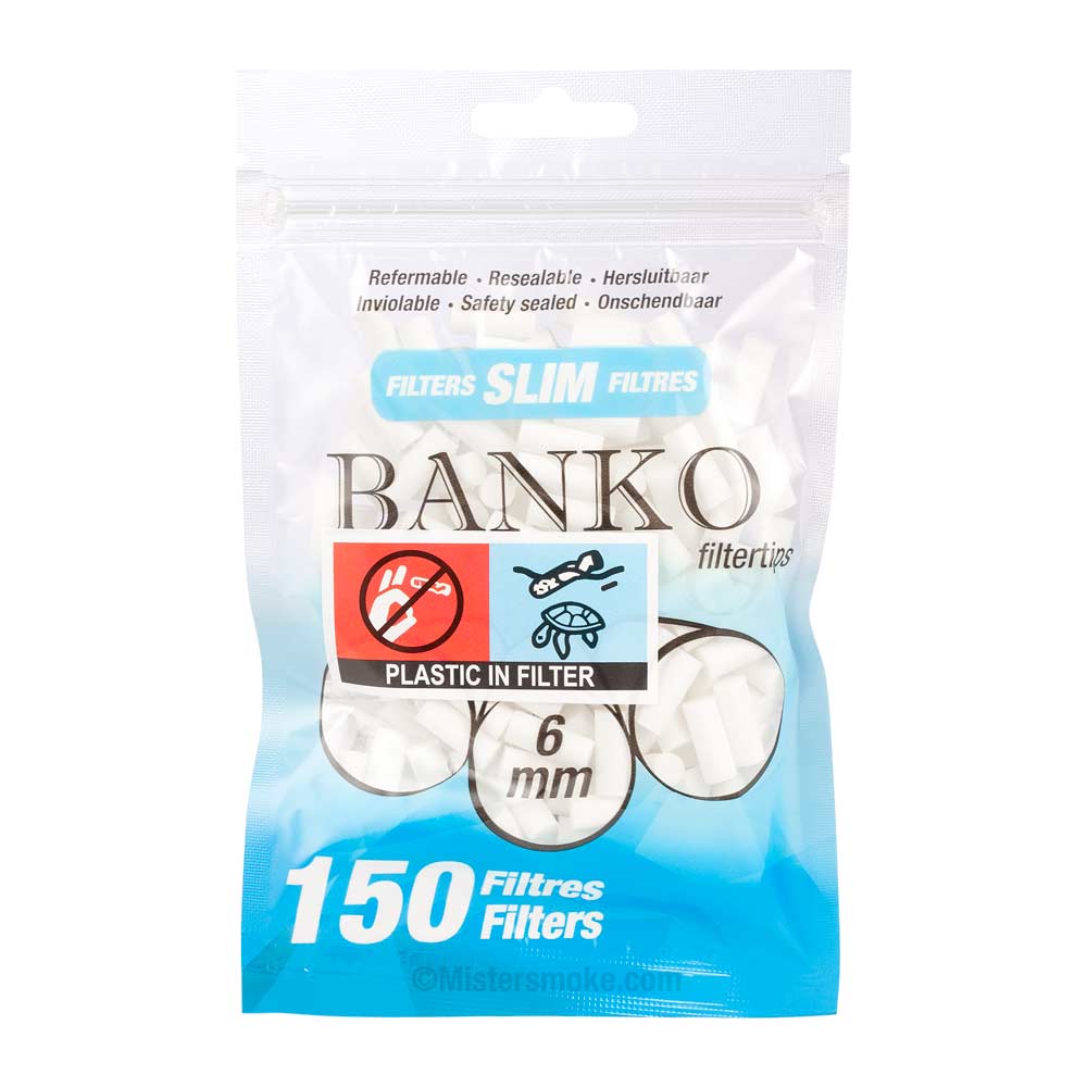 Bag of 150 filters Banko I Cigarette filters I Mistersmoke