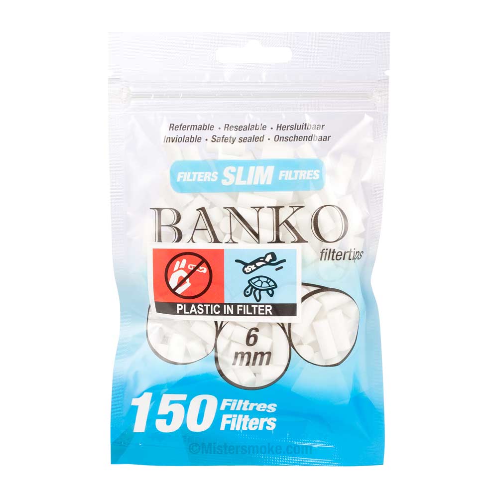 Sachet de 150 filtres Banko I Filtres cigarette I Mistersmoke